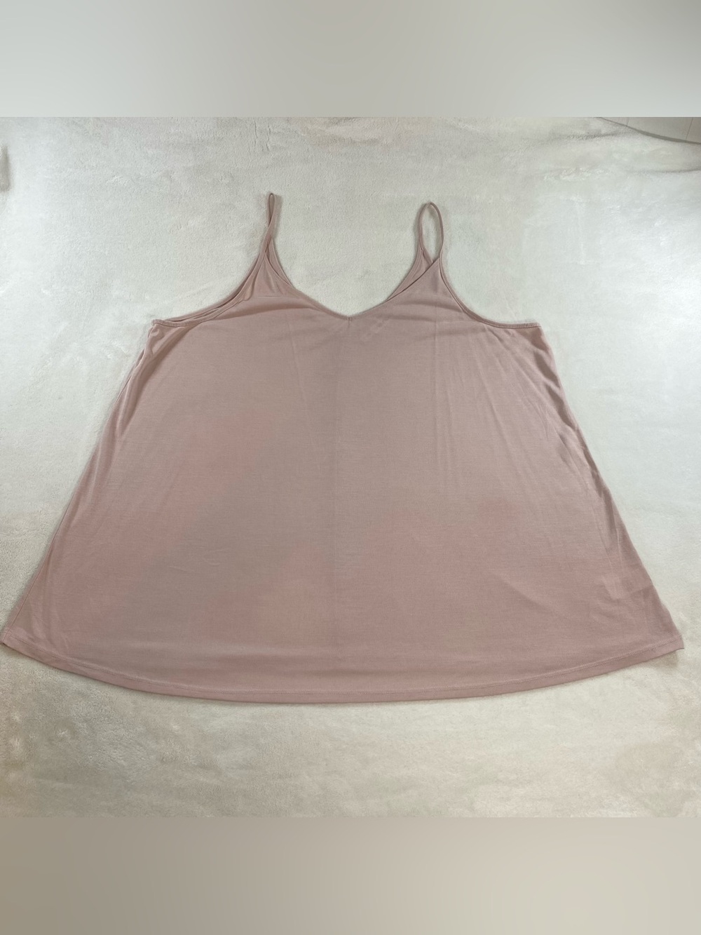 Maurices Light Pink V-Neck Cami Tank Top Plus Size 2X
